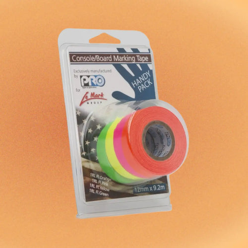 Pro Gaff® Black 48mm x 22.8m + Console Tape Pack A