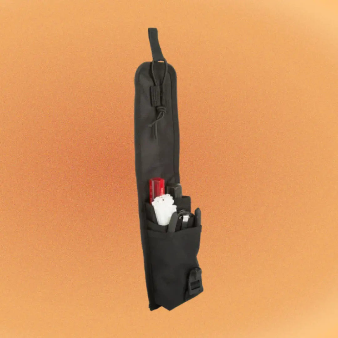 Setwear Utility Pouch with compartments for organizing tools and accessories on a film set