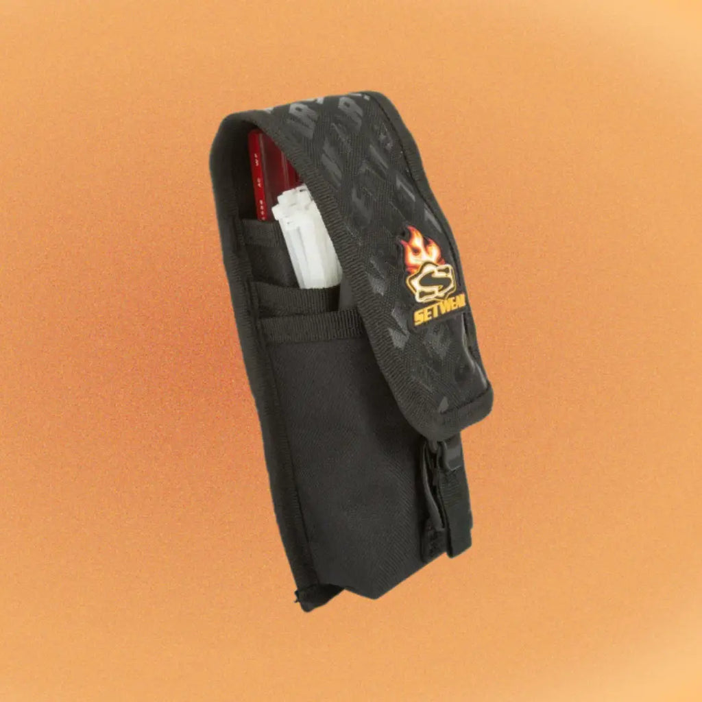 Setwear Utility Pouch showing durable construction and organized storage compartments