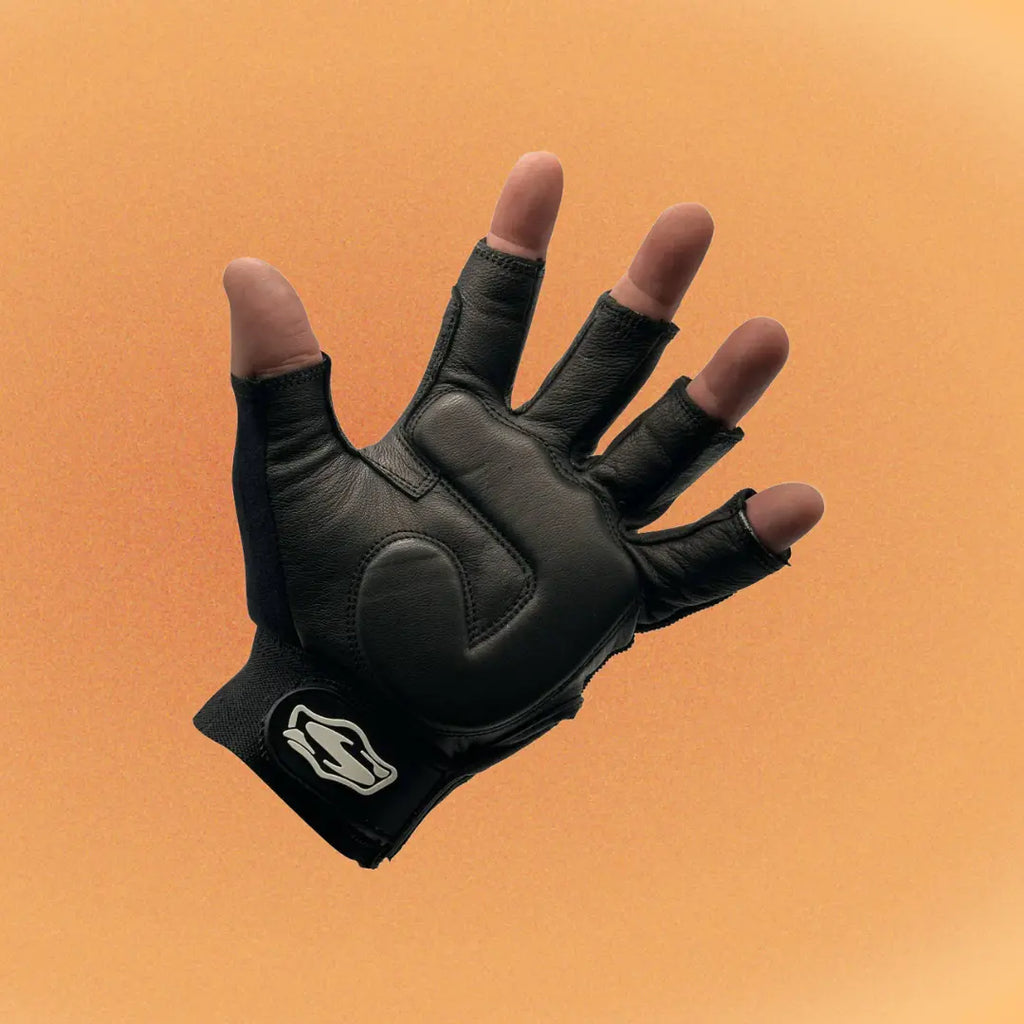 Setwear Leather Fingerless Gloves